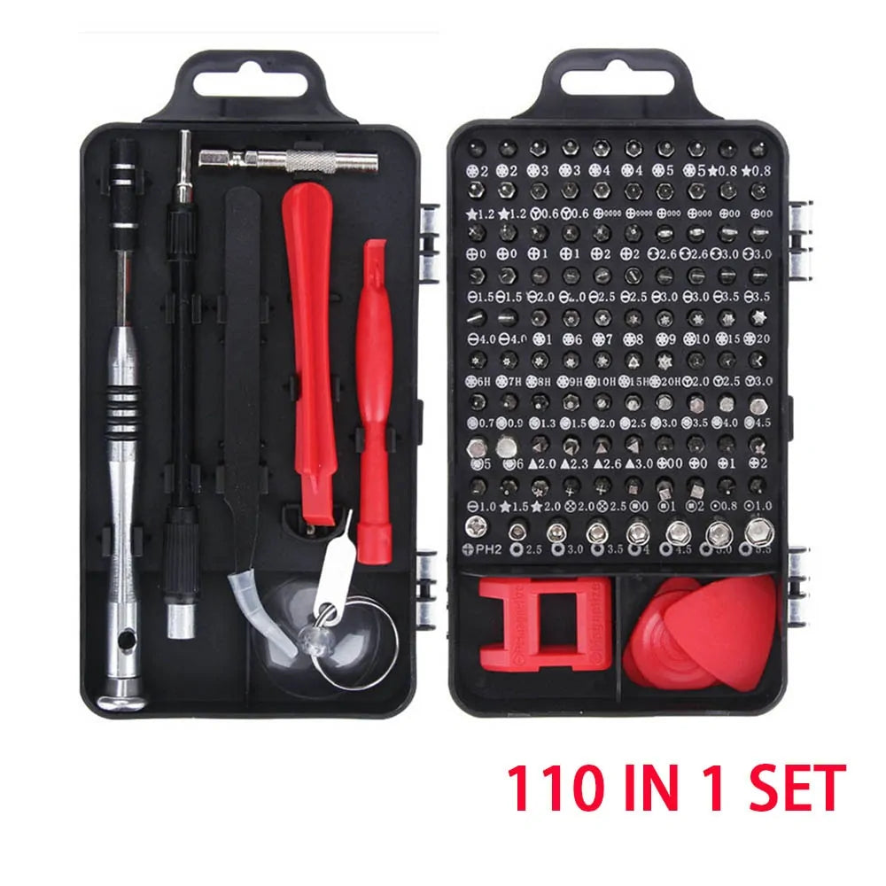 115-in-1 Precision Screwdriver Set for Mobile Phone and Watch Repair